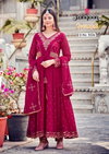 Geetanjali By Rangoon Silk Embroidery Anarkali Readymade Suits Wholesale Shop In Surat